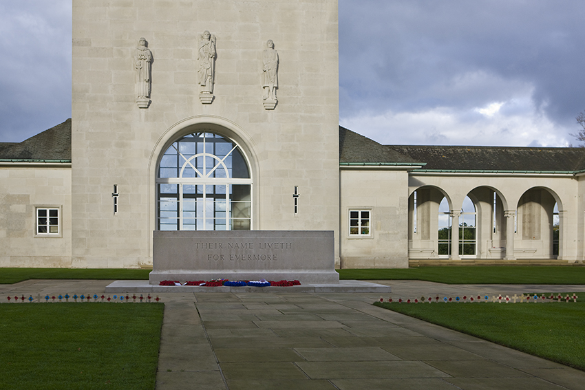 close up of chapel and quadrangle