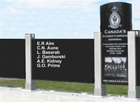 Canada's Bomber Command memorial in Nanton Alberta