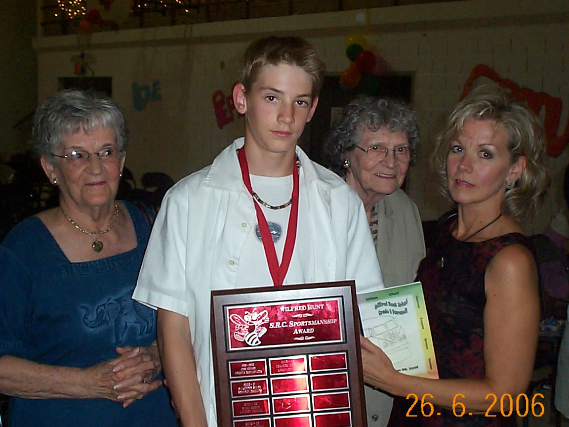 Logan with awards