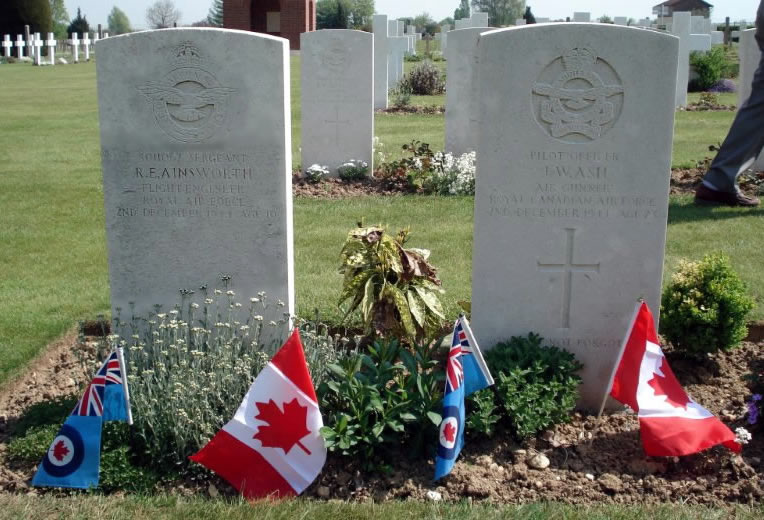 cholloy gravesite of Ainsworth