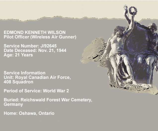 LAst Post for Edmond Kenneth Wilso