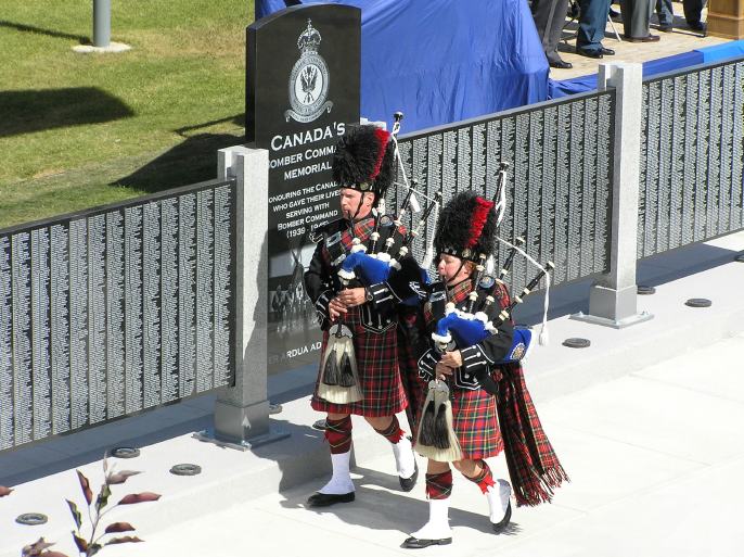 Opening of Canada's Bomber Command Memorial 2005