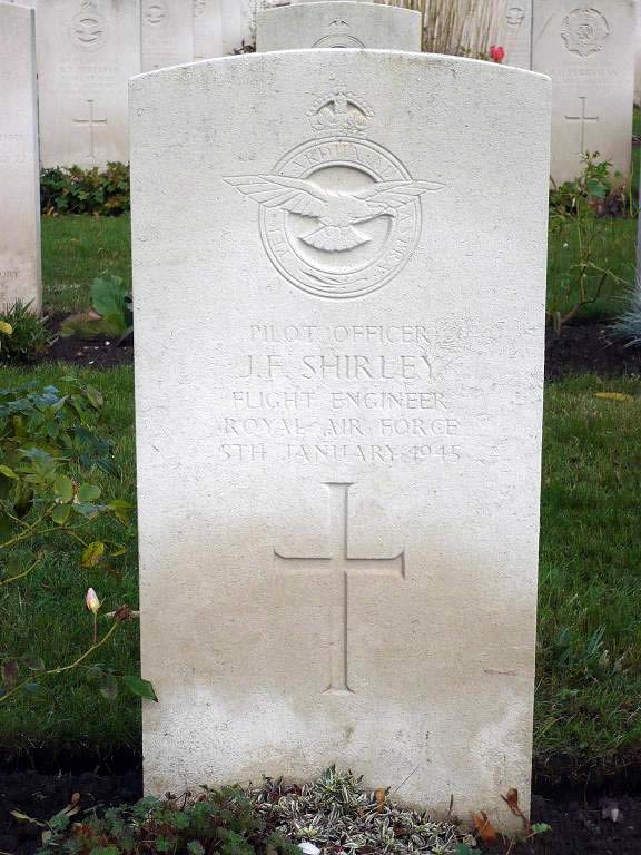 headstone image for P/O Shirley The war graves photographic project