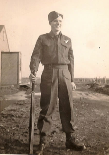 Walter at Valleyfield no 4 aircrew graduate training 